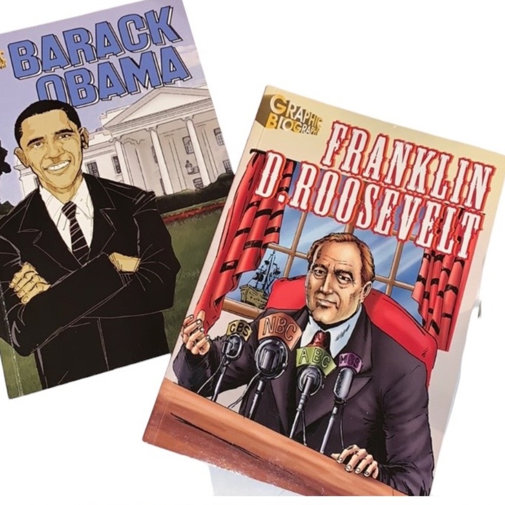 Set of 2 graphic biographies